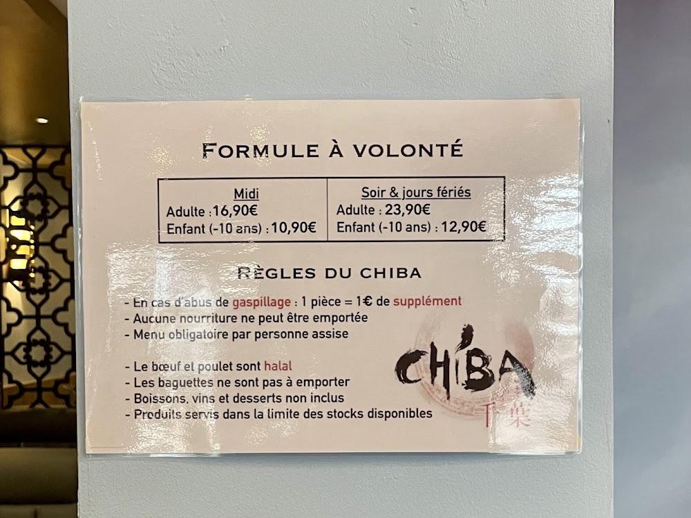 Chiba - Menu Image 2